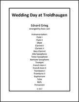 Wedding Day at Troldhaugen Concert Band sheet music cover